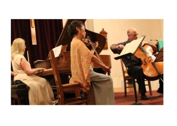 The Mohawk Trail Piano Trio features violinist Masako Yanagita, cellist Mark Fraser, and pianist Estela Olevsky