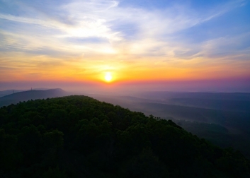 Sunrise at Catfish Tower, photo by Matthew Miller
