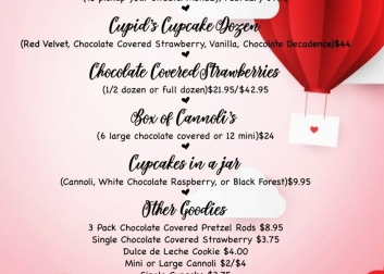 valentine's menu