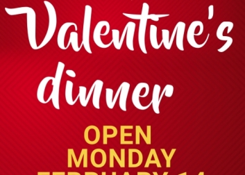 valentine's dinner poster