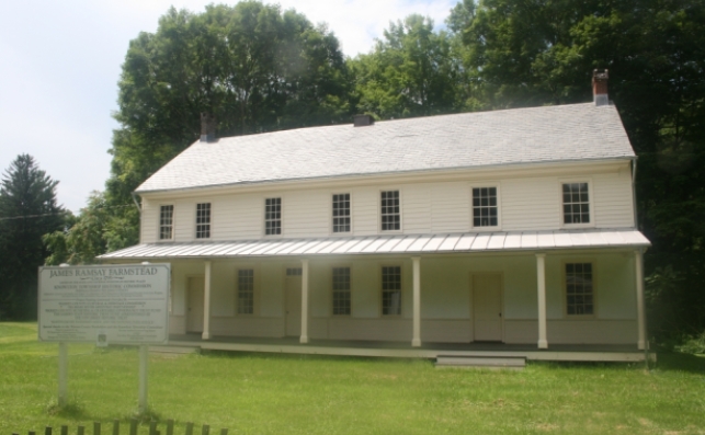 Ramsaysburg HIstoric Homestead in Delaware, Knowlton Township, New Jersey