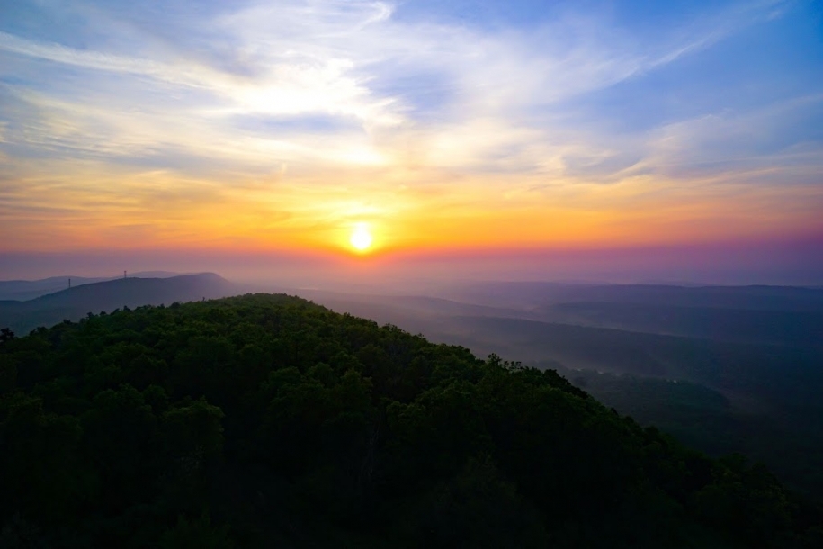 Sunrise at Catfish Tower, photo by Matthew Miller