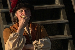 Christopher Columbus eating