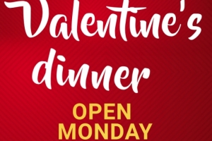 valentine's dinner poster