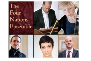 The Four Nations Ensemble features Harpsichord, Lute, Flute, Voice, Violin, Cello