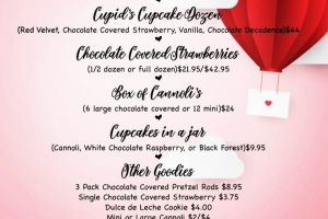 valentine's menu