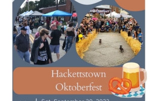 Pictured vendors and weiner dog races, beer and pretzel